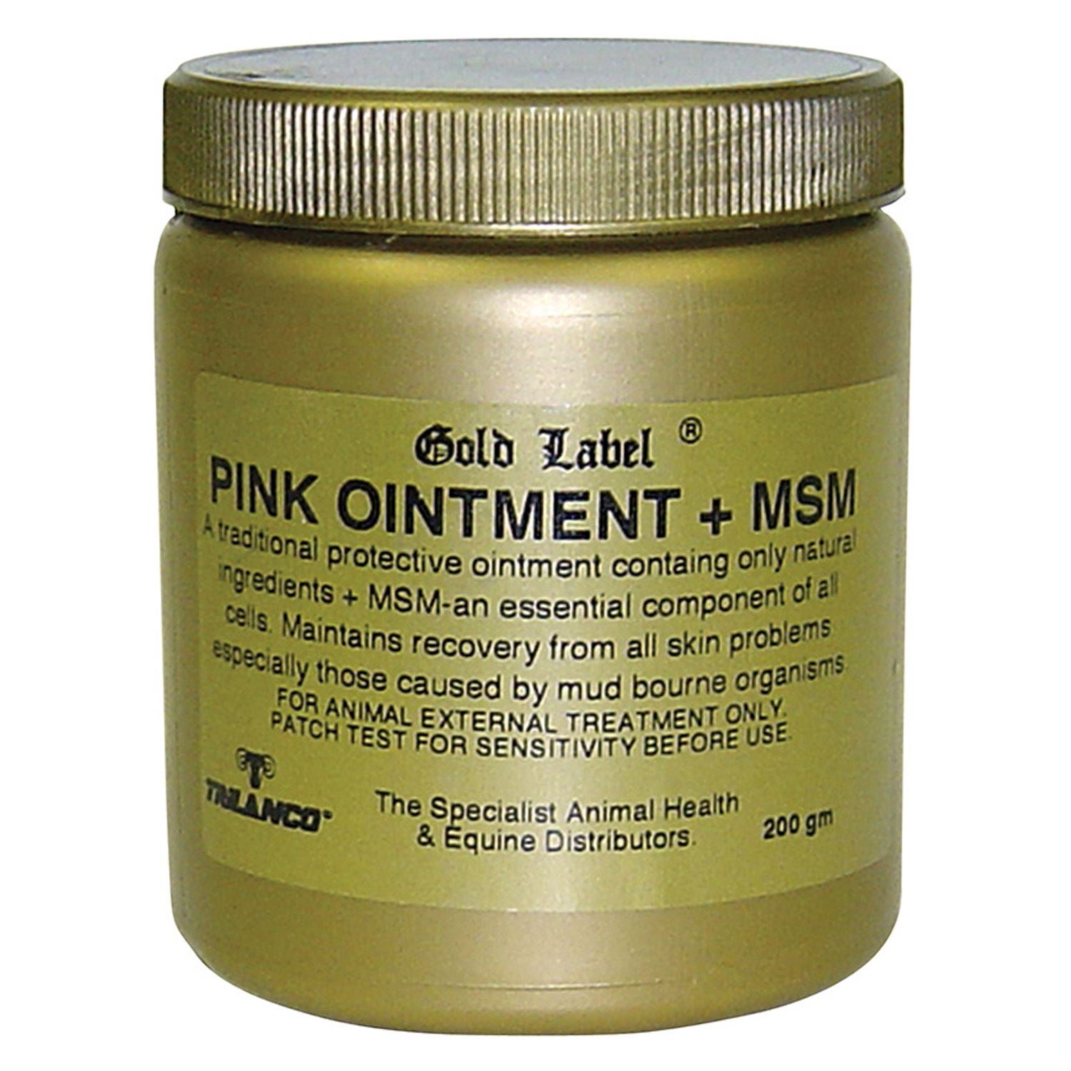 Gold Label Pink Ointment + Msm - Just Horse Riders