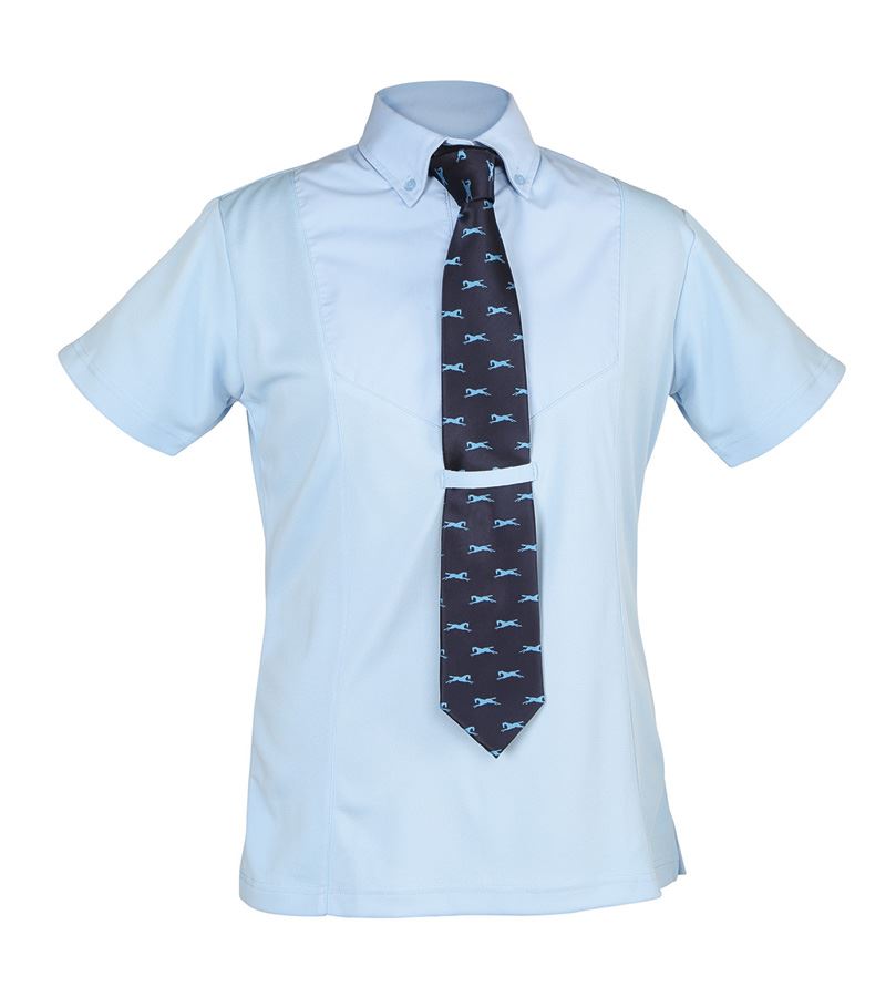 Shires Short Sleeve Tie Shirt - Childrens - Just Horse Riders