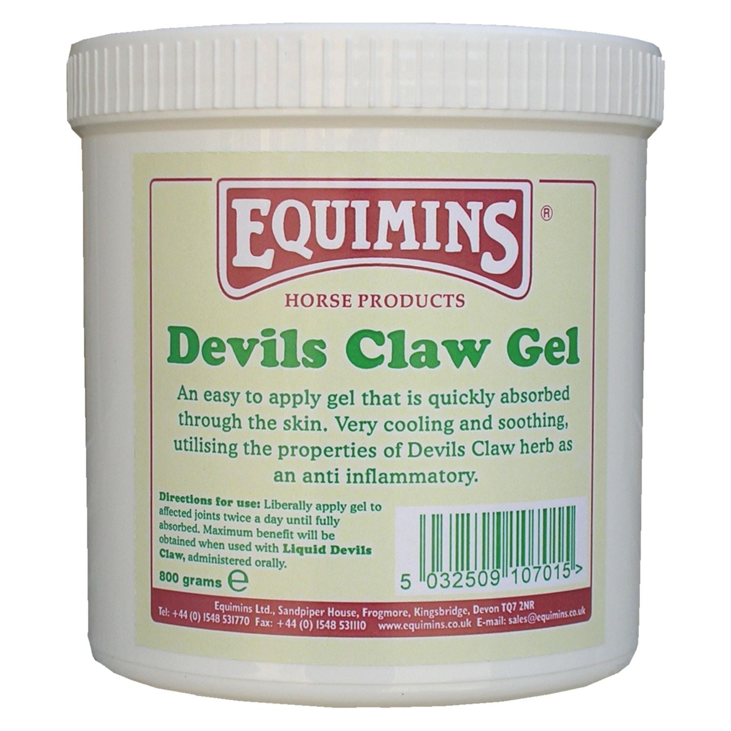 Equimins Devils Claw Gel - Just Horse Riders