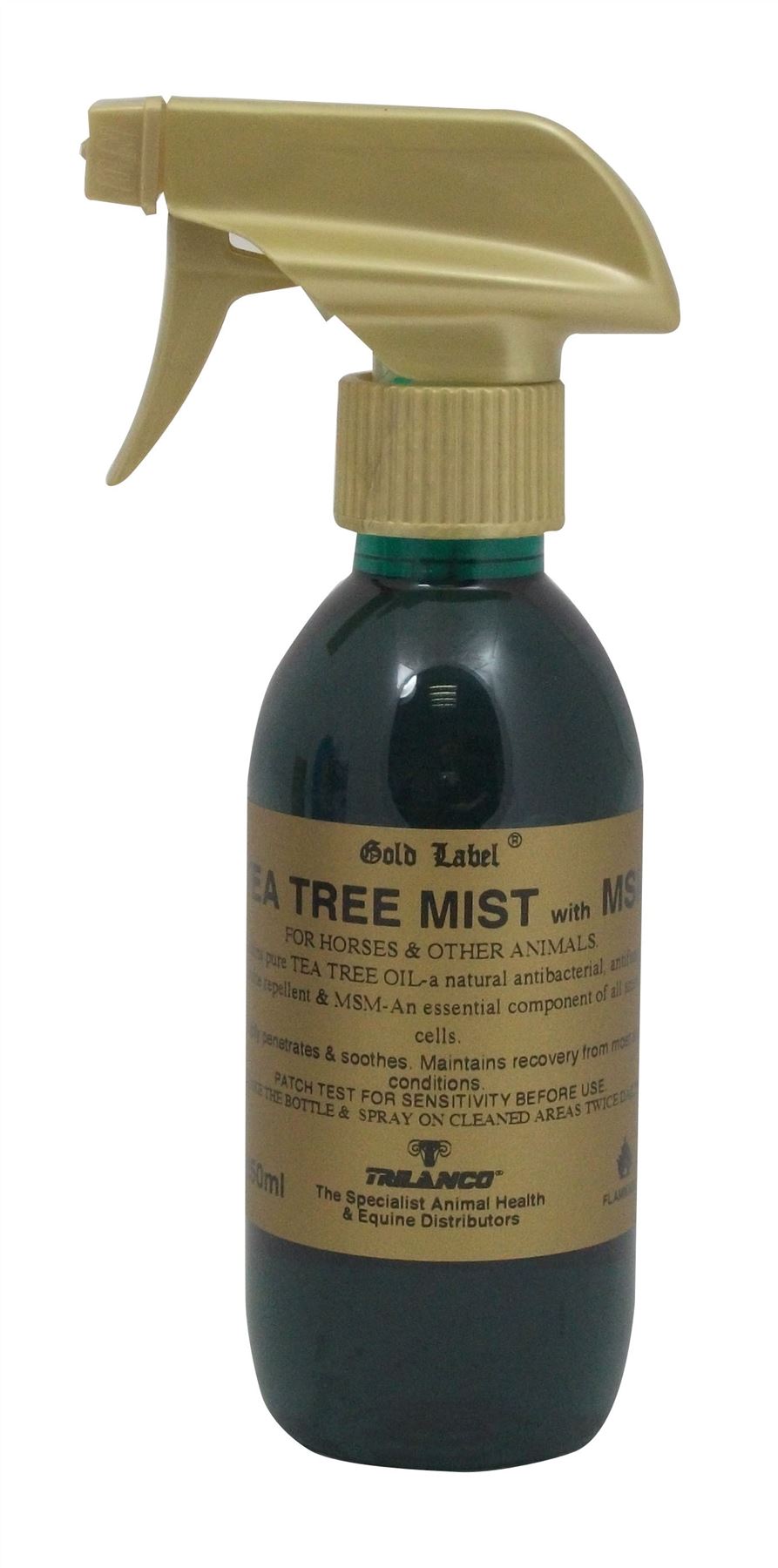 Gold Label Tea Tree Mist With Msm - Just Horse Riders