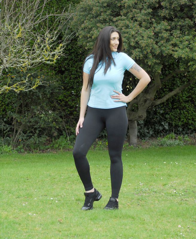 Rhinegold Silicone Knee Performance Tights - Just Horse Riders