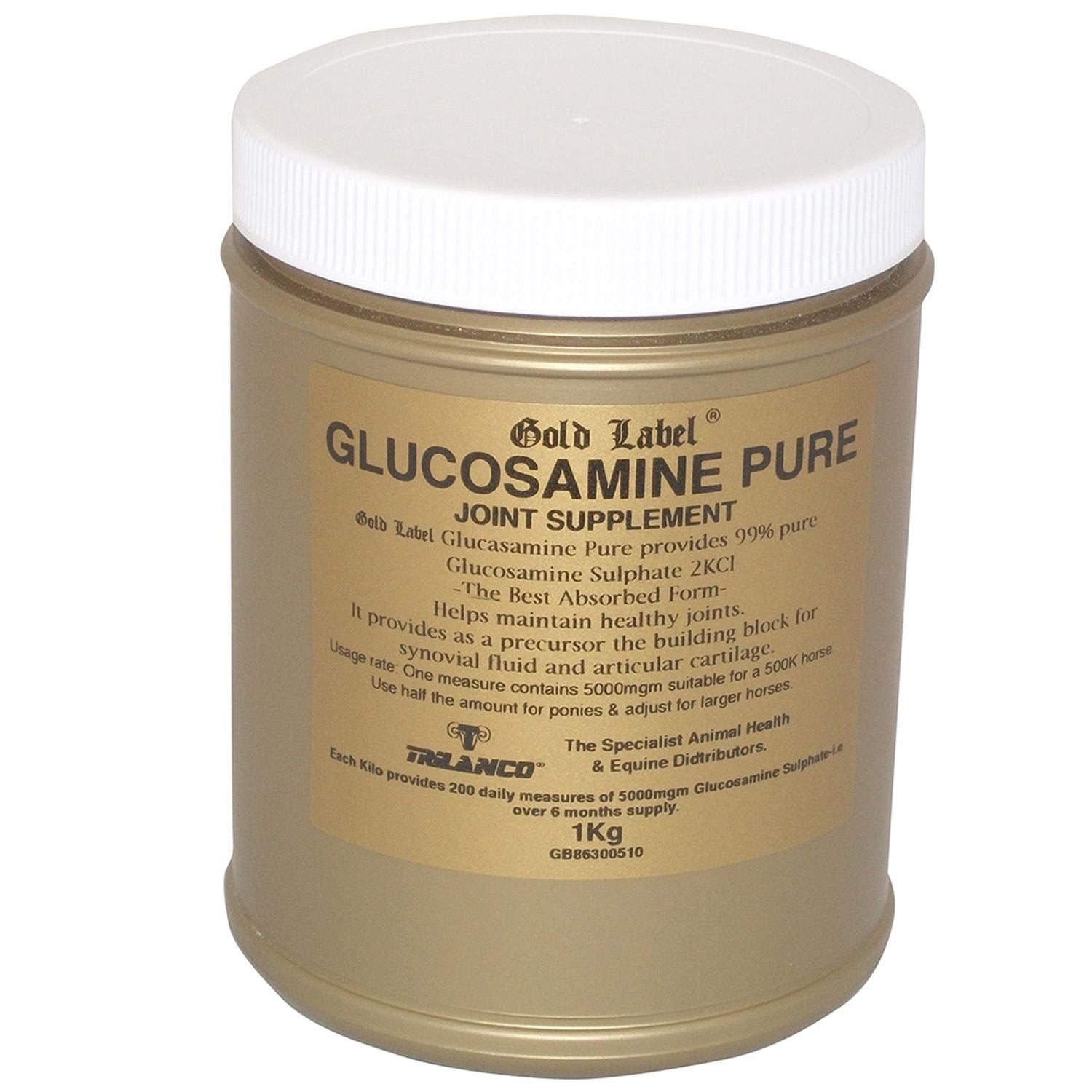 Gold Label Glucosamine Pure - Just Horse Riders