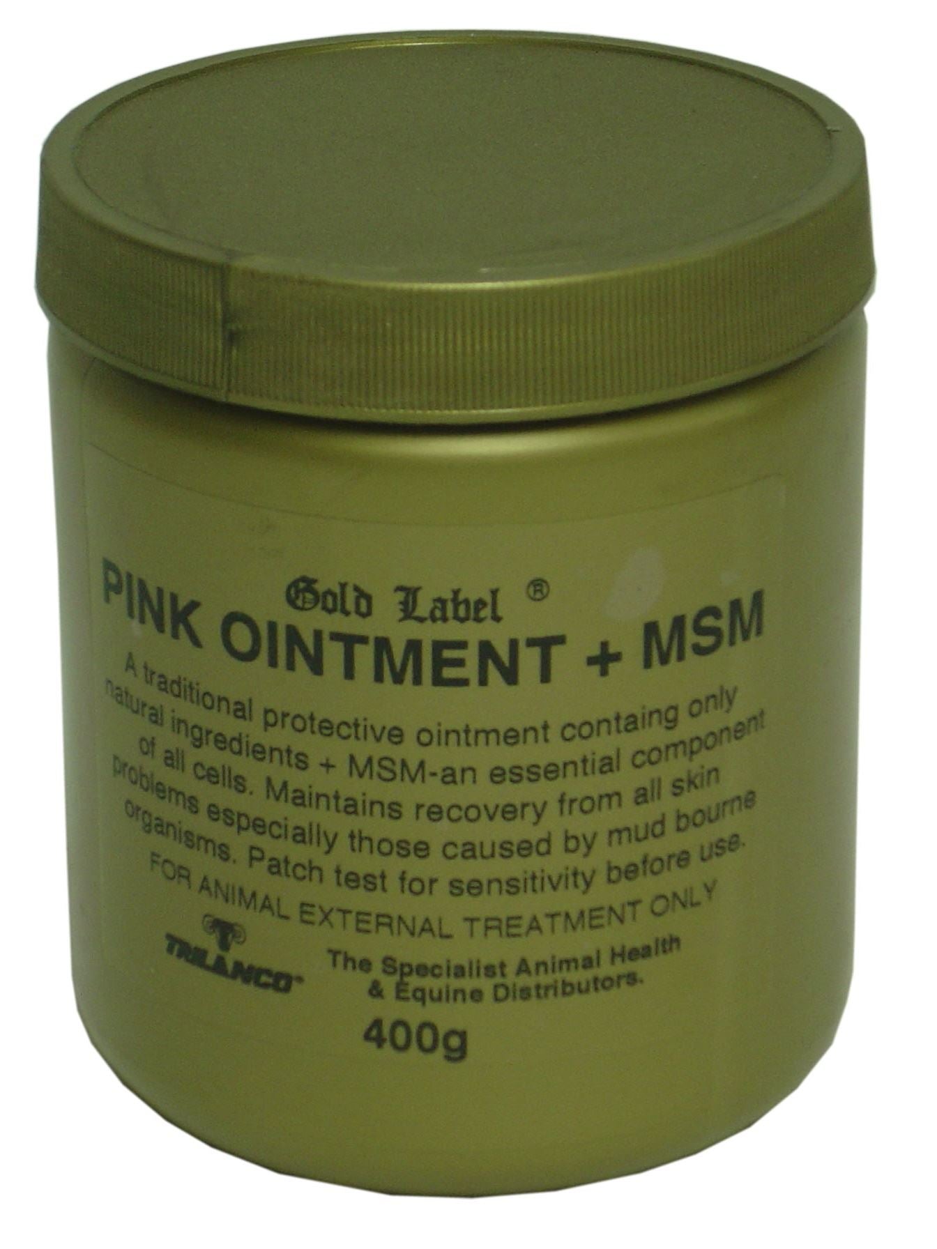 Gold Label Pink Ointment + Msm - Just Horse Riders