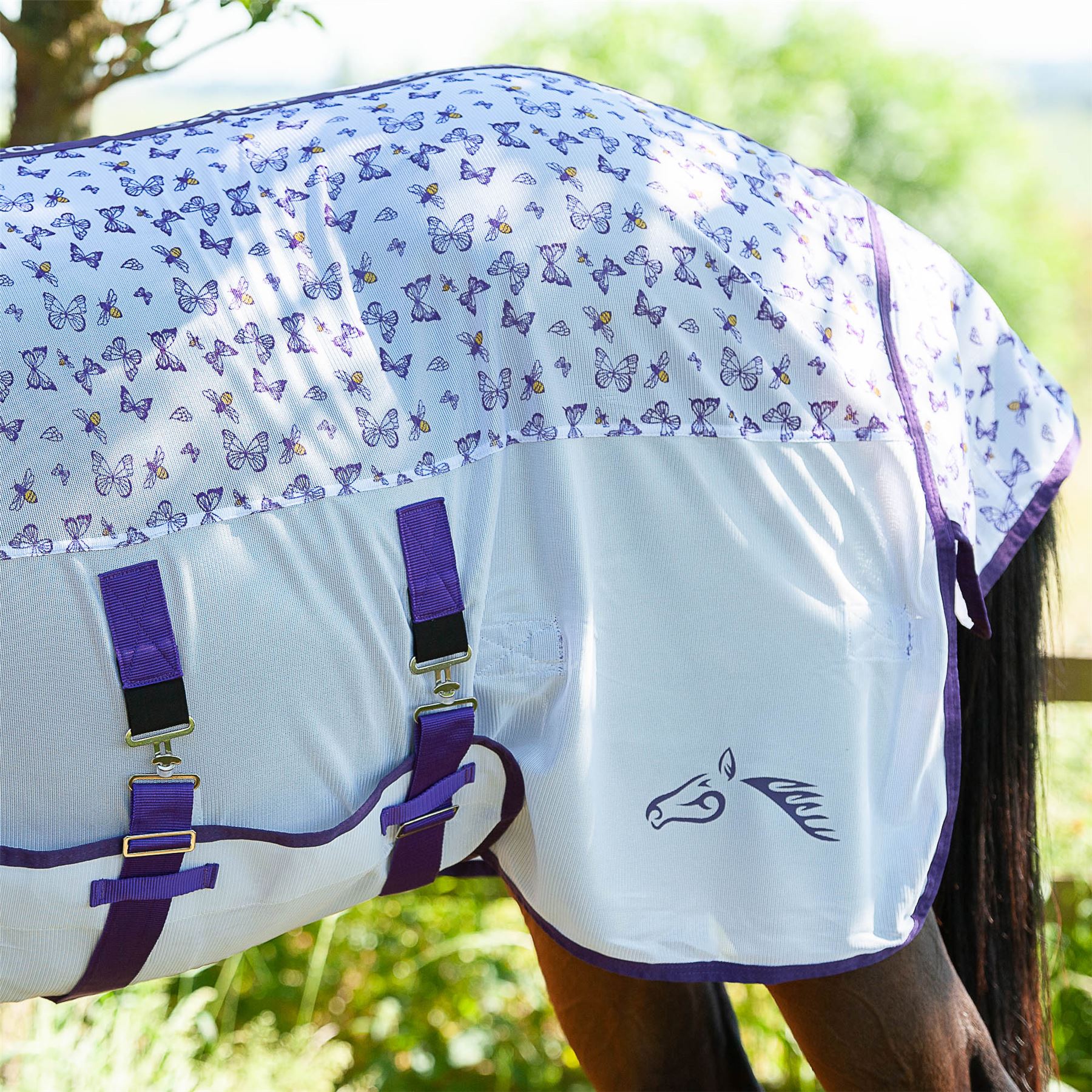 Gallop Equestrian Bees & Butterflies Fly Mesh Combo - Just Horse Riders