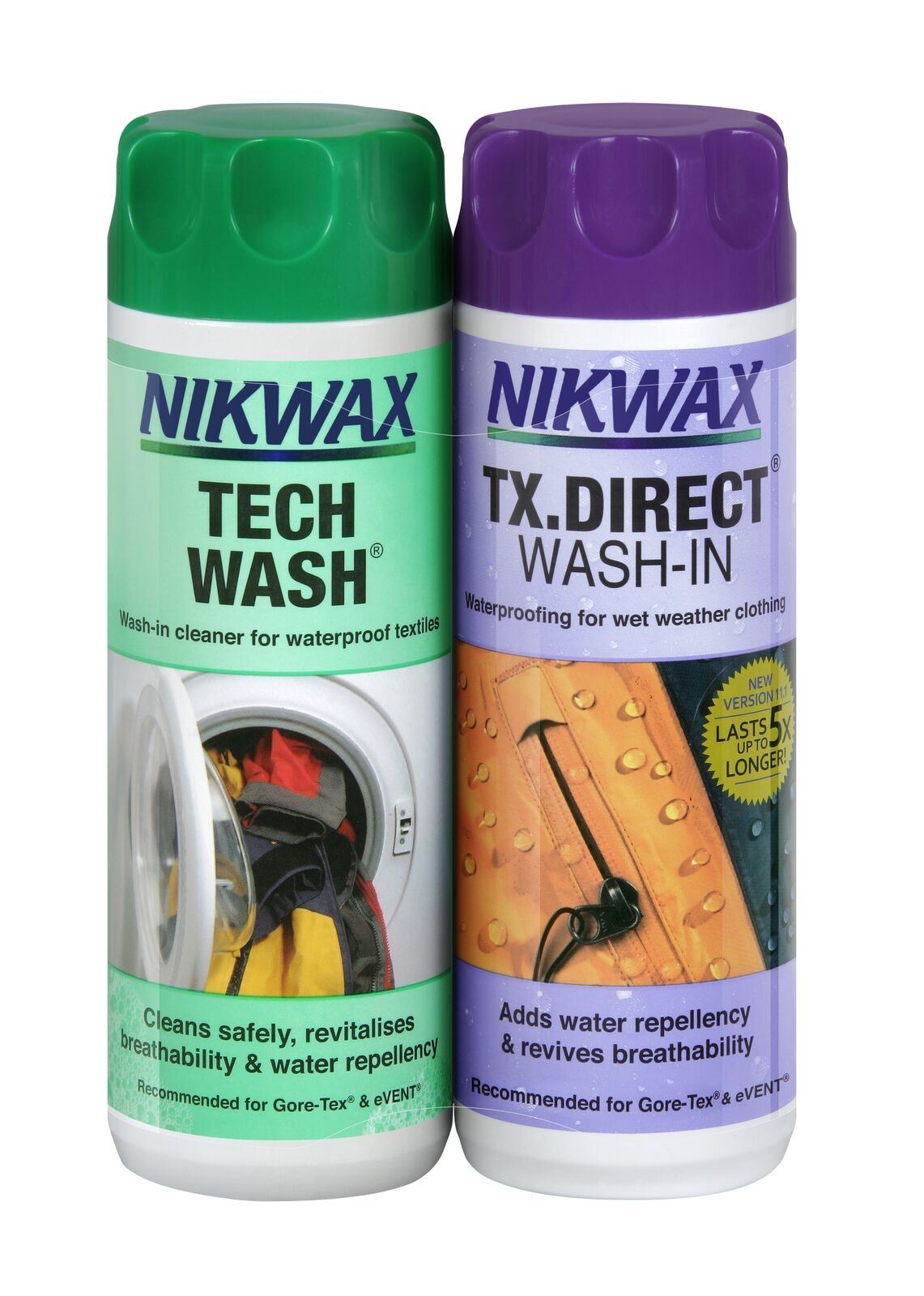 Nikwax Tech Wash/Tx Direct Wash-In Twin Pack - Just Horse Riders