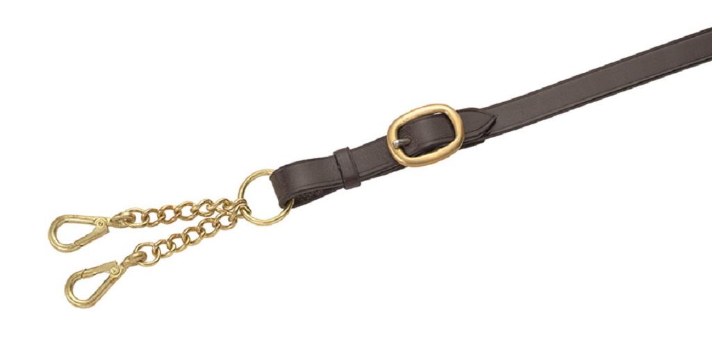 Shires Blenheim Leather Lead Rein Large Newmarket Chain | Just Horse Riders