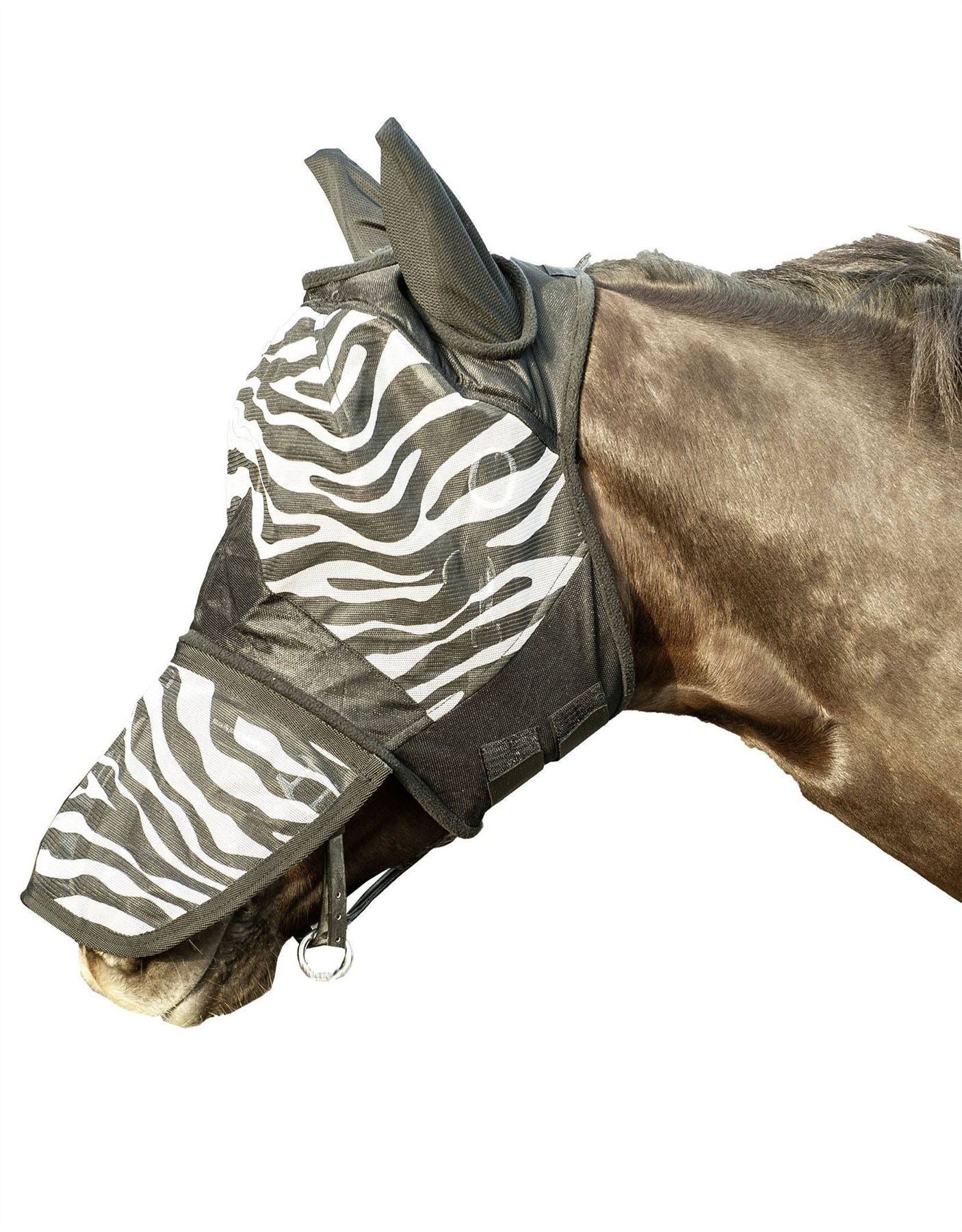 HKM AntiFly Mask Zebra, designed for durability and comfort