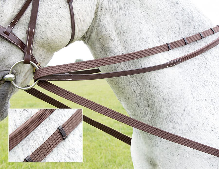 Shires Cotton Web Draw Reins - Just Horse Riders
