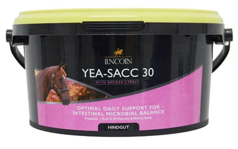 Lincoln Yea-Sacc 30 supports fibre digestion in horses