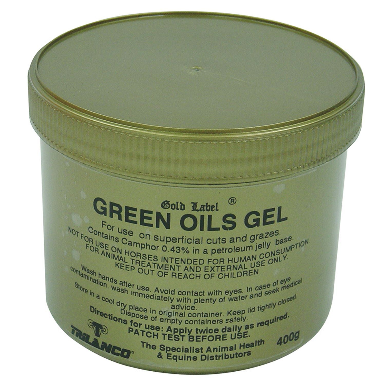 Gold Label Green Oils Gel - Just Horse Riders