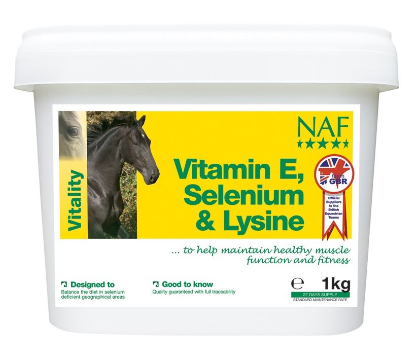 NAF Vitamin E  Selenium & Lysine - Just Horse Riders