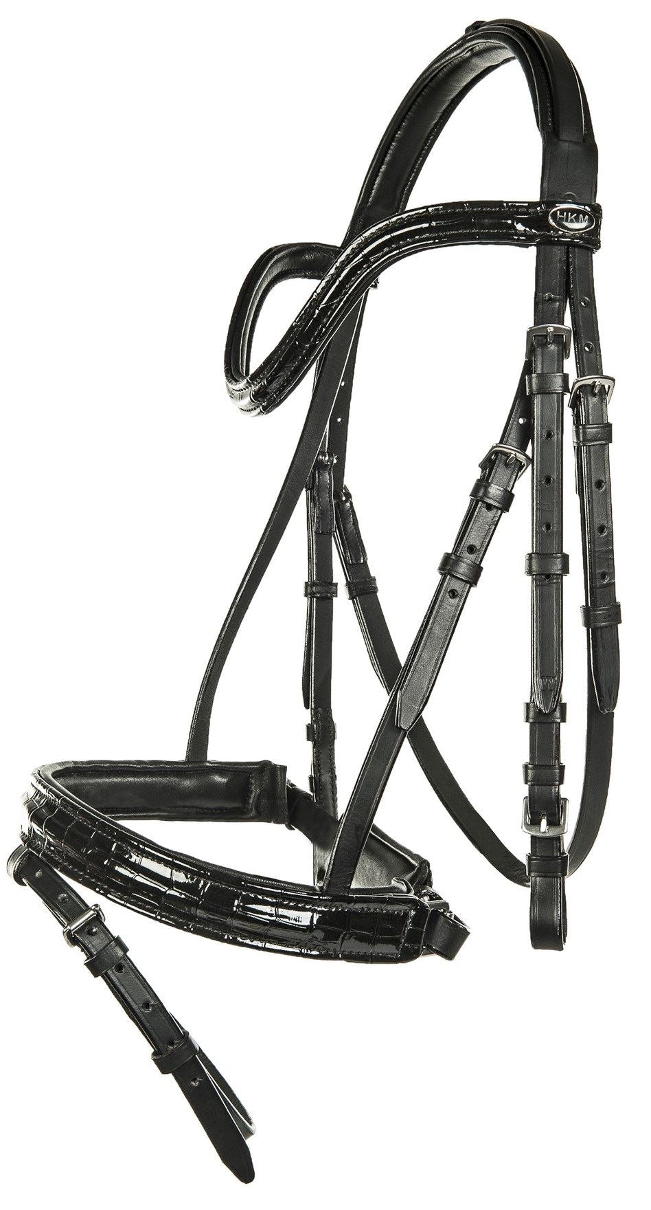 HKM Bridle Croco - Just Horse Riders