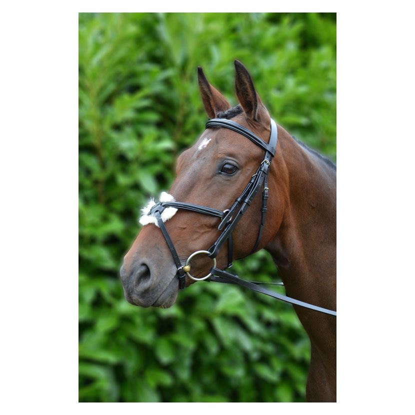 Hy Mexican Bridle with Rubber Grip Reins - Just Horse Riders