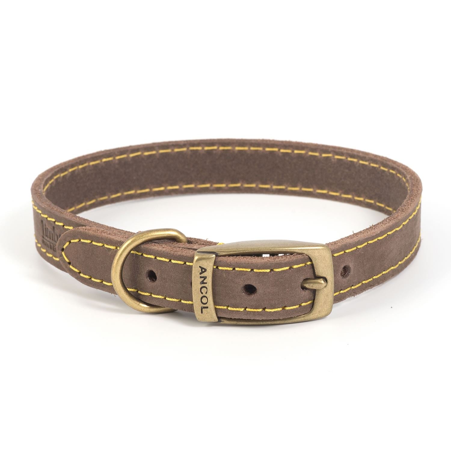 Ancol Timberwolf Leather Collar - Just Horse Riders