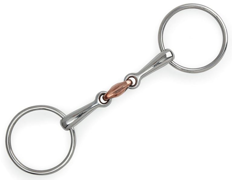 Shires Loose Ring Copper Lozenge Snaffle - Just Horse Riders