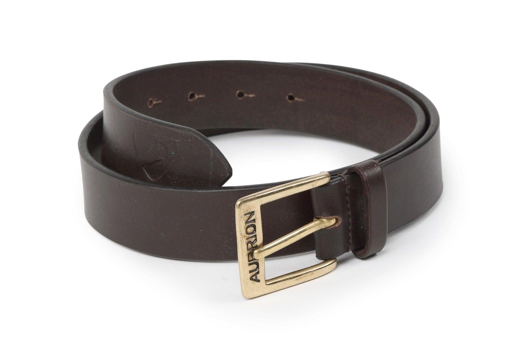 Aubrion 25Mm Skinny Leather Belt - Adult - Just Horse Riders