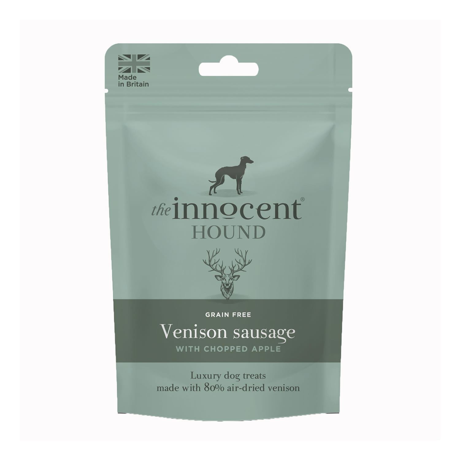 The Innocent Hound Venison Sausage With Chopped Apple Treats - Just Horse Riders