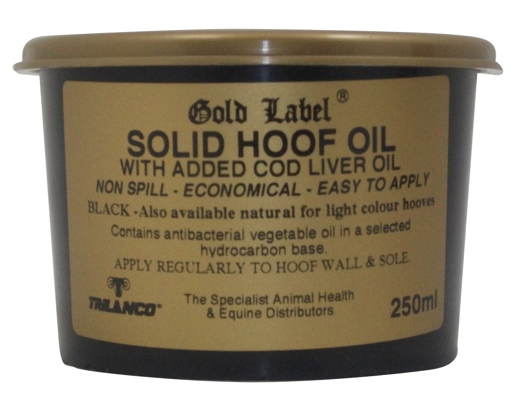 Gold Label Solid Hoof Oil - Just Horse Riders