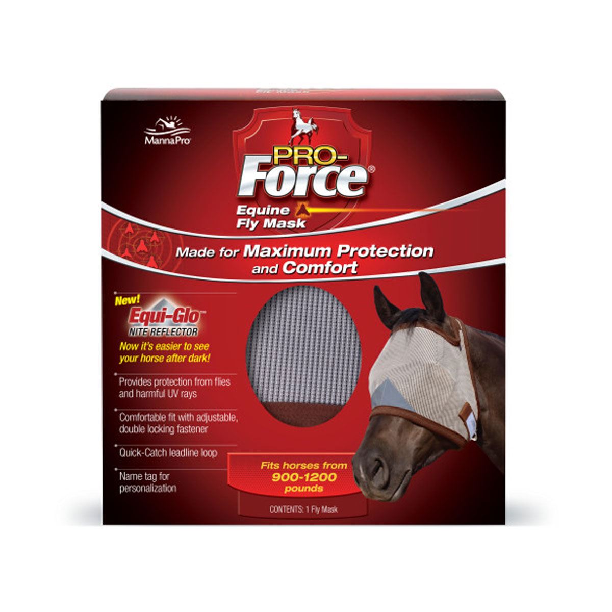 Manna Pro Force Fly Mask - Just Horse Riders