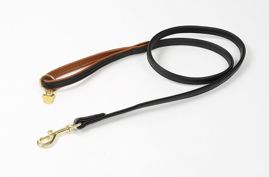 Shires Digby & Fox Padded Leather Dog Lead - Just Horse Riders