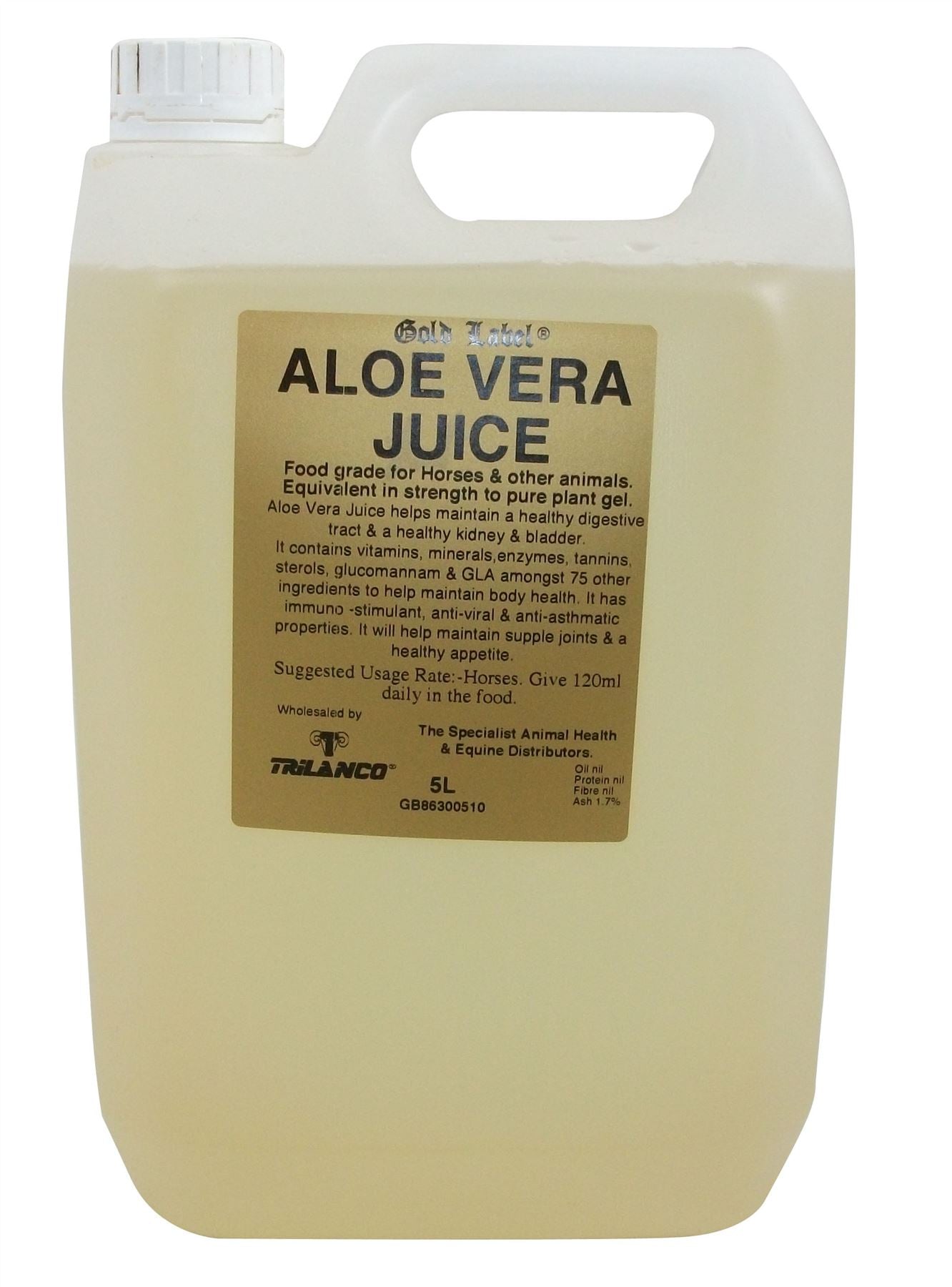 Gold Label Aloe Vera Juice - Just Horse Riders