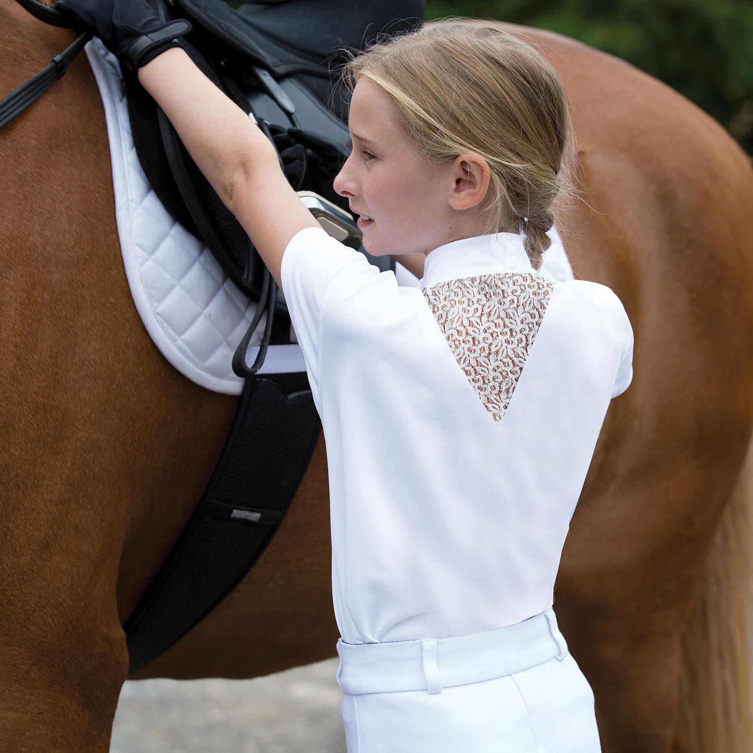 Equetech Junior Bella Lace Competition Shirt - Just Horse Riders