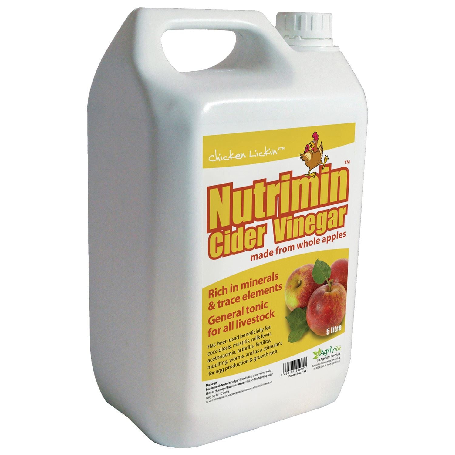 Tusk Agrivite Nutrimin Cider Apple Vinegar - Just Horse Riders