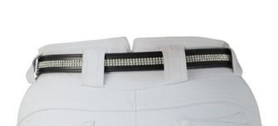 Hy Crystal Diamante Leather Belt - Just Horse Riders