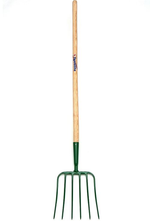 Fyna-Lite Manure Fork 6 Prong Ash Handle - Just Horse Riders