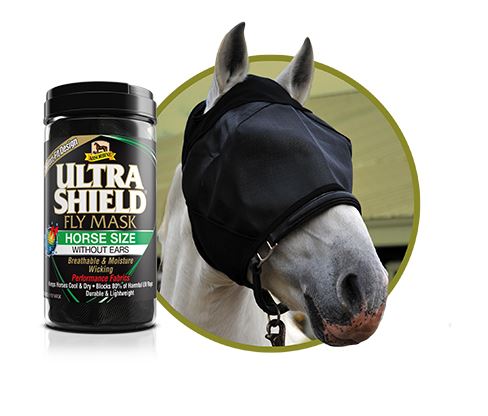 Absorbine Ultrashield Fly Mask Without Ears - Just Horse Riders