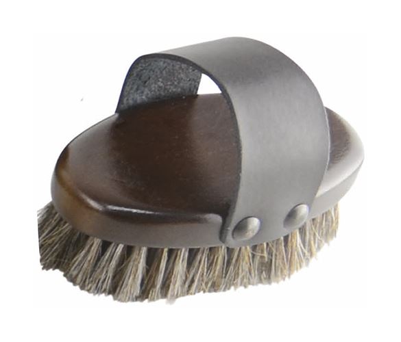 HySHINE Deluxe Horse Hair Wooden Body Brush - Just Horse Riders