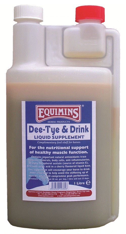 Equimins Dee-Tye & Drink Liquid Supplement - Just Horse Riders