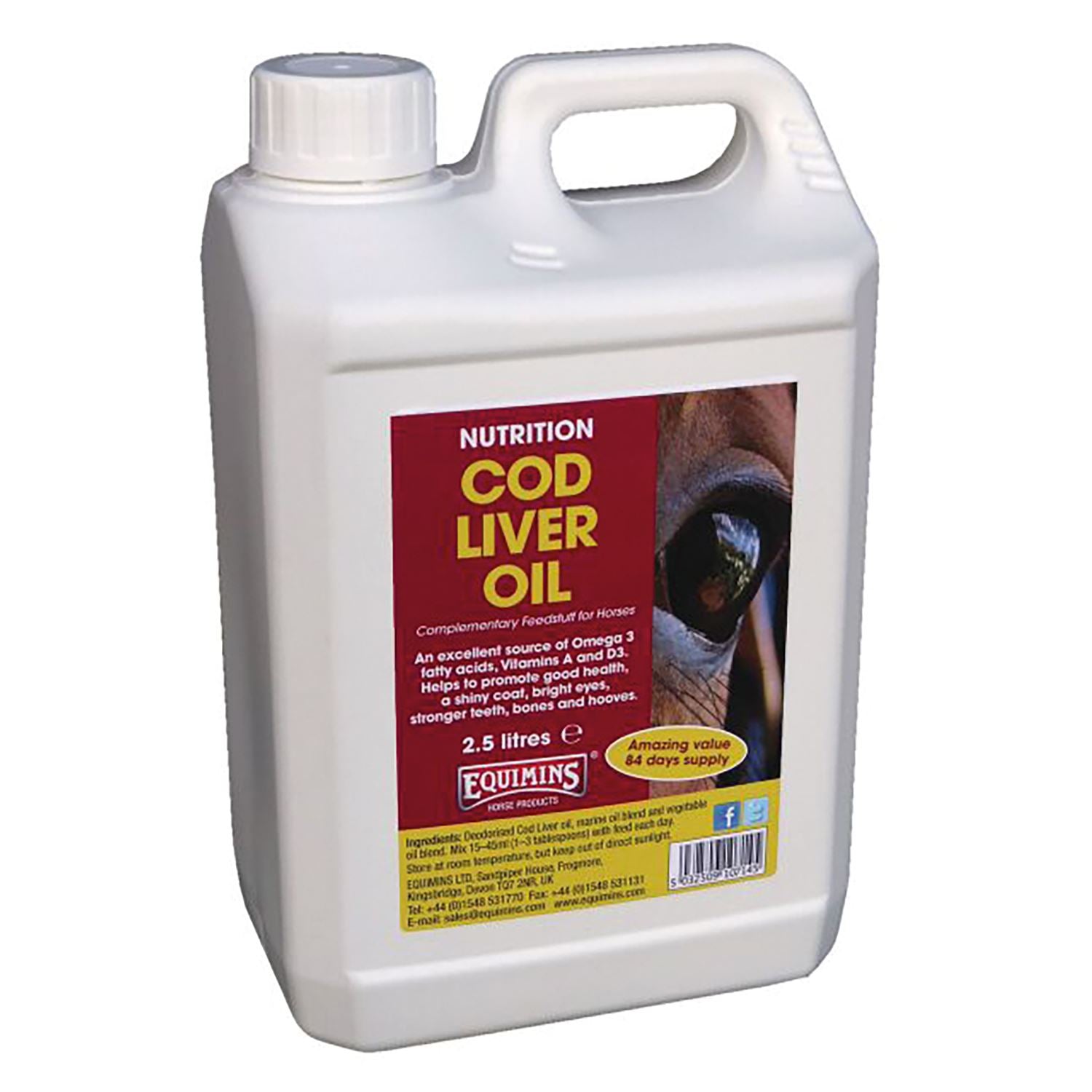 Equimins Cod Liver Oil - Just Horse Riders