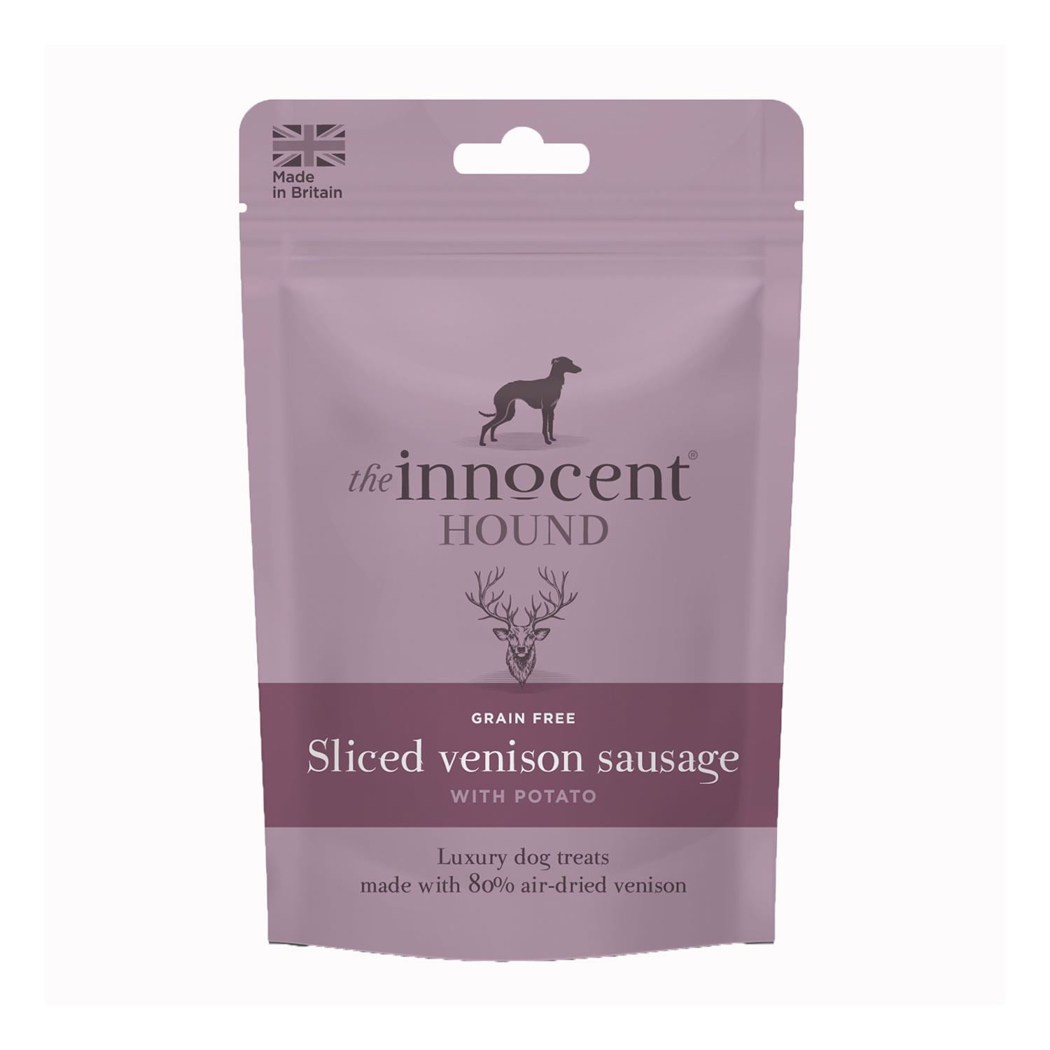 The Innocent Hound Sliced Venison Sausage Treats - Just Horse Riders