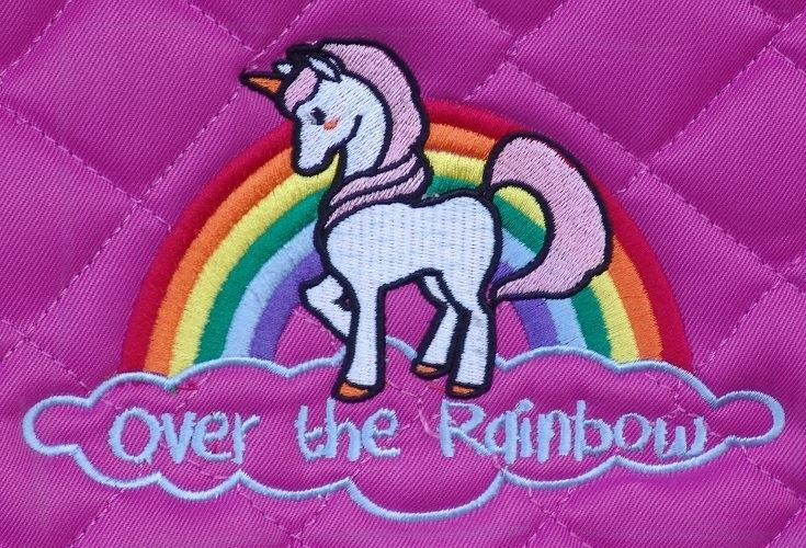 Cameo Over The Rainbow Saddlecloth - Just Horse Riders