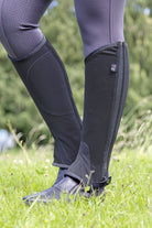 HKM Half Chaps Made Of Imitation Nubuck Leather - Just Horse Riders