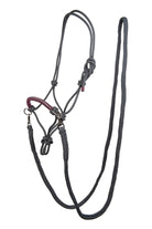 HKM Rope Halter Strass With Reins - Just Horse Riders