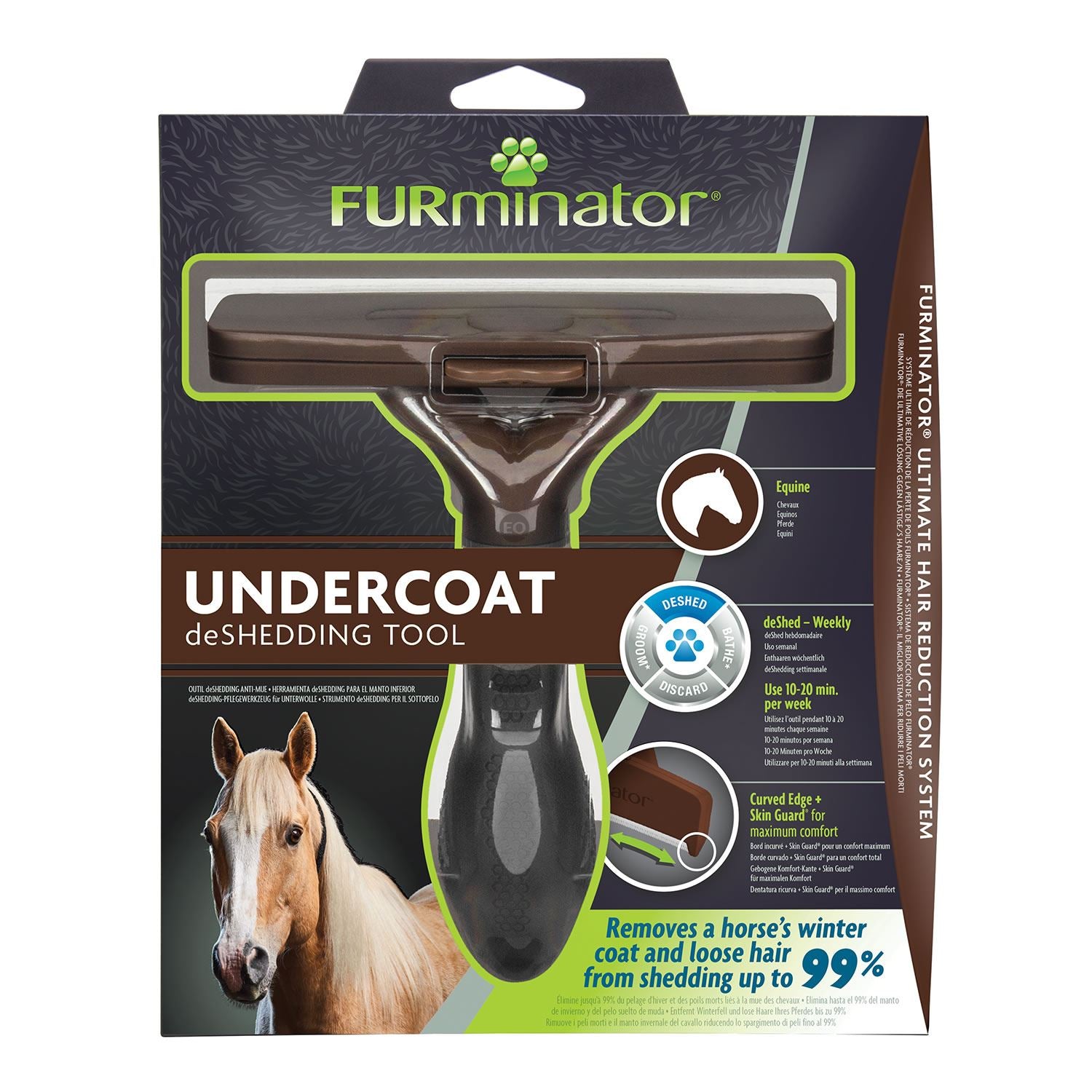 Furminator Undercoat Deshedding Tool For Equine - Just Horse Riders
