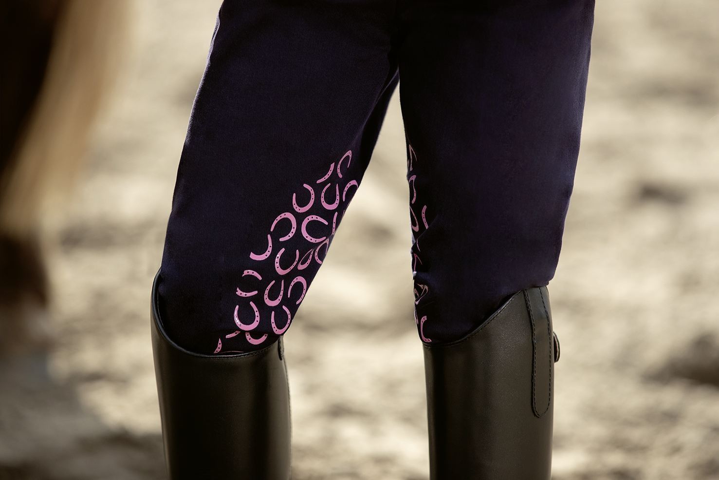 HKM Riding Breeches Pink Pony - Just Horse Riders