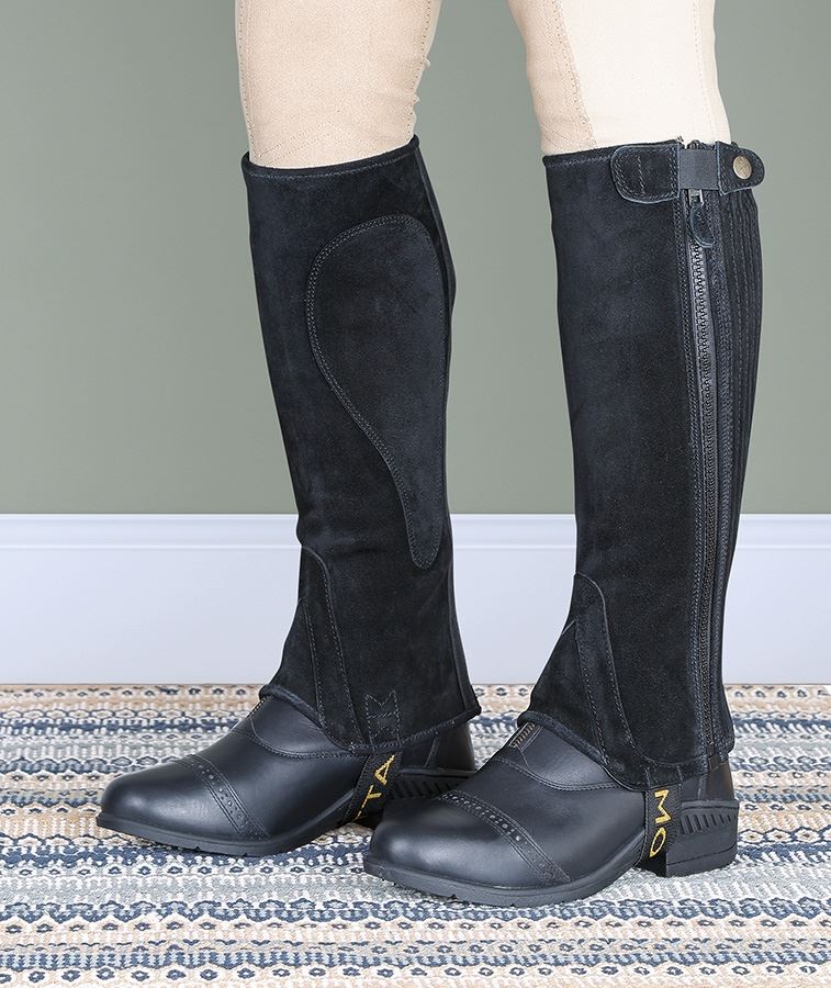 Shires Moretta Suede Half Chaps - Childs - Just Horse Riders