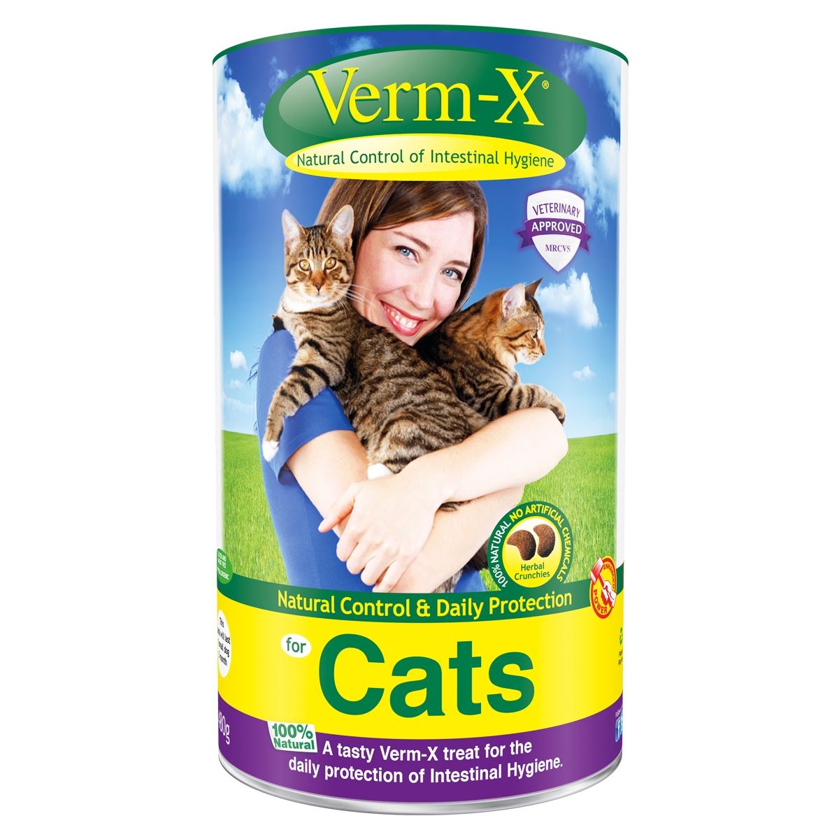 Verm-X Herbal Crunchies For Cats - Just Horse Riders