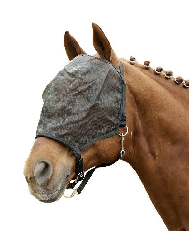 HKM Fly Shield Halter - Just Horse Riders