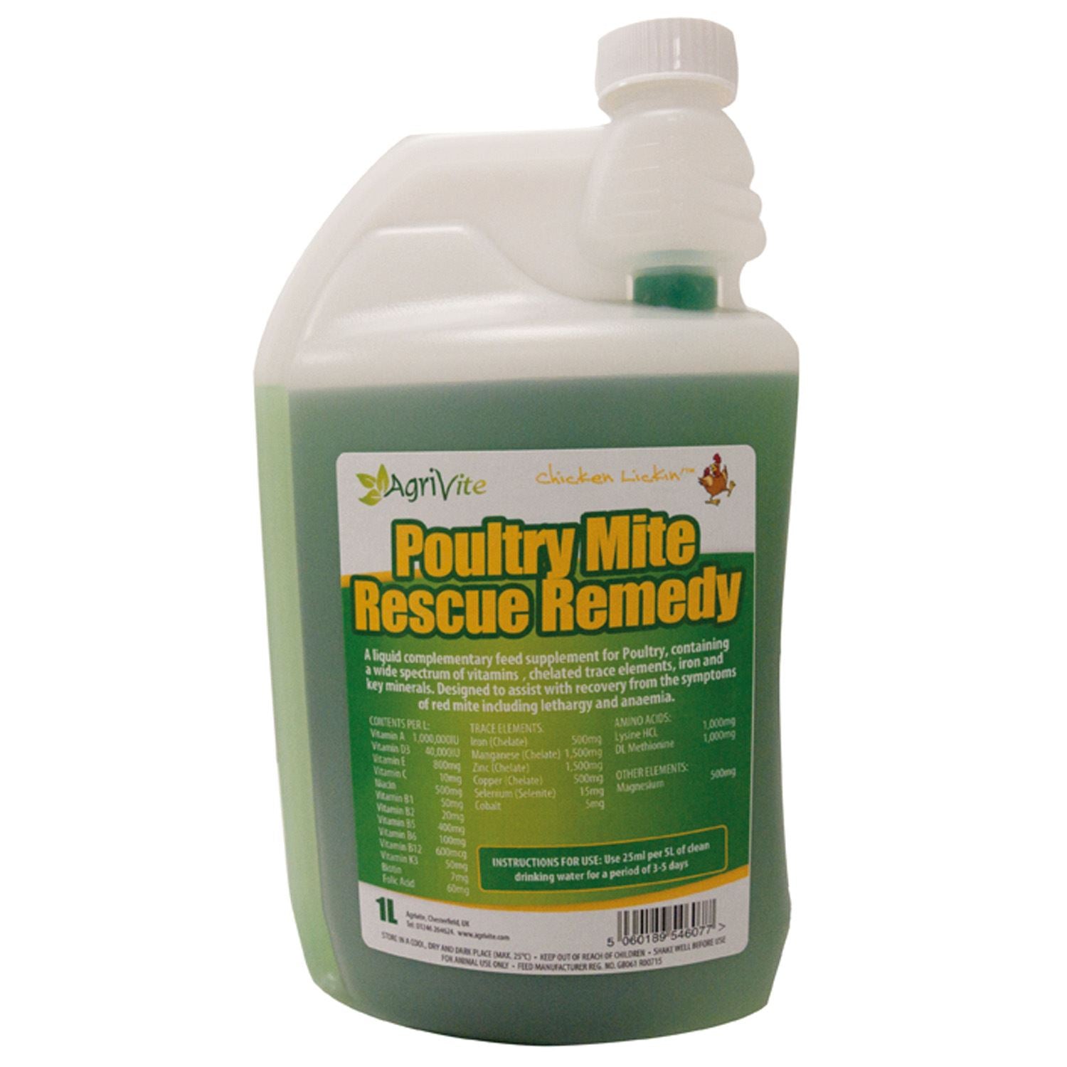Tusk Agrivite Poultry Mite Rescue Remedy - Just Horse Riders